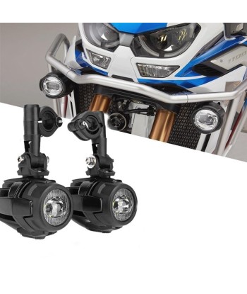 Dodatkowe Lampy Motocyklowe Honda CRF 1100 L Africa Twin 2019 2020 Lampy LED 6500K 40W Economisez 