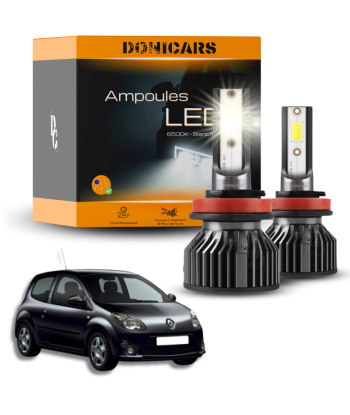 Pakiet żarówek LED H4 Renault Twingo II 2 (2007 do 2014) Toutes les collections ici