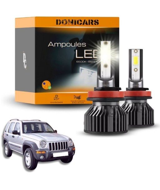 Pakiet żarówek LED H4 Jeep Cherokee (KJ) (2001 do 2008) - zestaw LED en ligne