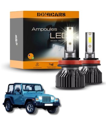 Pakiet żarówek LED H4 Jeep Wrangler 2 (TJ) (1997 do 2006) - zestaw LED paiement sécurisé