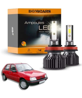 Pakiet żarówek LED H4 Peugeot 205 (1986 do 1998) - zestaw LED le des métaux précieux