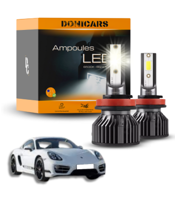 Pakiet żarówek LED H7 Porsche Cayman (981) (2013 do 2016) - zestaw LED pas cher