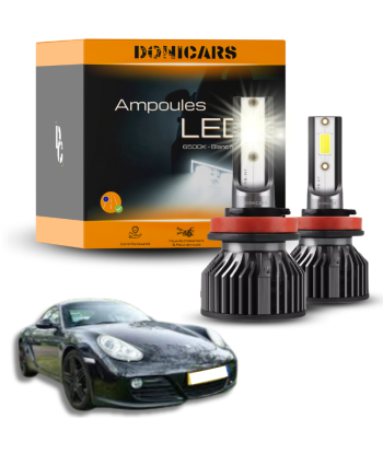 Pakiet żarówek LED H7 Porsche Cayman (987 - MK2) (2009 do 2012) - zestaw LED pas cher