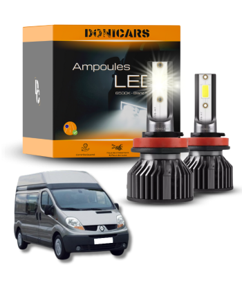 Pakiet żarówek LED H4 Renault Trafic 2 (2000 do 2014) - zestaw LED Paris Déstockage Promo