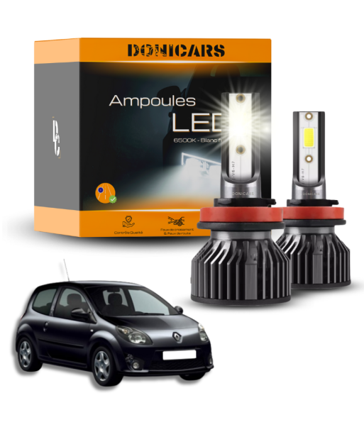 Pakiet żarówek LED H4 Renault Twingo 2 (2007 do 2014) - zestaw LED en ligne