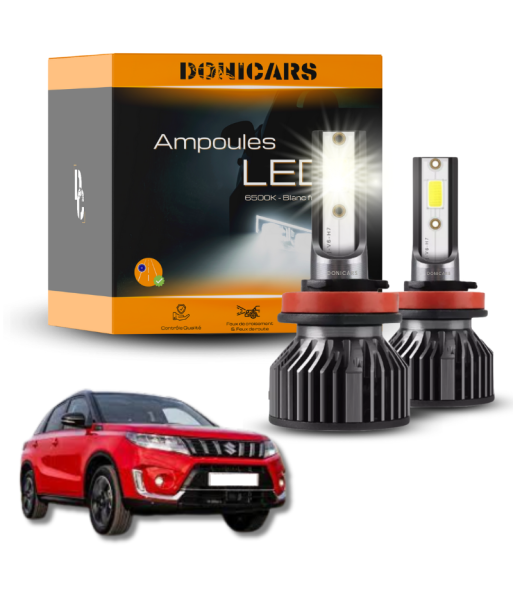 Pakiet żarówek LED H4 Suzuki Vitara II (2015-2023) - zestaw LED Paris Déstockage Promo