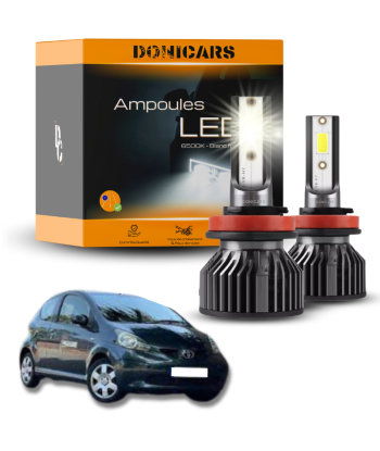 Pakiet żarówek LED H4 Toyota Aygo (2005-2014) - zestaw LED pas cher