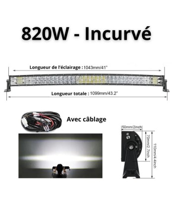 Listwa LED 4x4, ciężarówka, quad i samochód - rampa LED dużej mocy i dalekiego zasięgu Paris Déstockage Promo