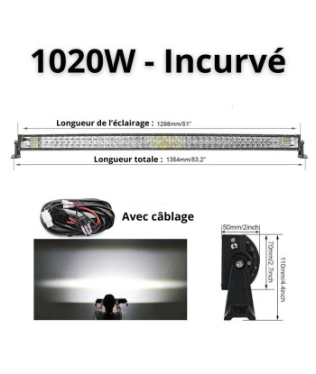 Listwa LED 4x4, ciężarówka, quad i samochód - rampa LED dużej mocy i dalekiego zasięgu Paris Déstockage Promo