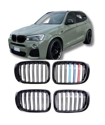 Calandre BMW X4 F26 - Carbone, Noir Brillant, M Style - Calandre complète BMW s'inspire de l'anatomie humaine