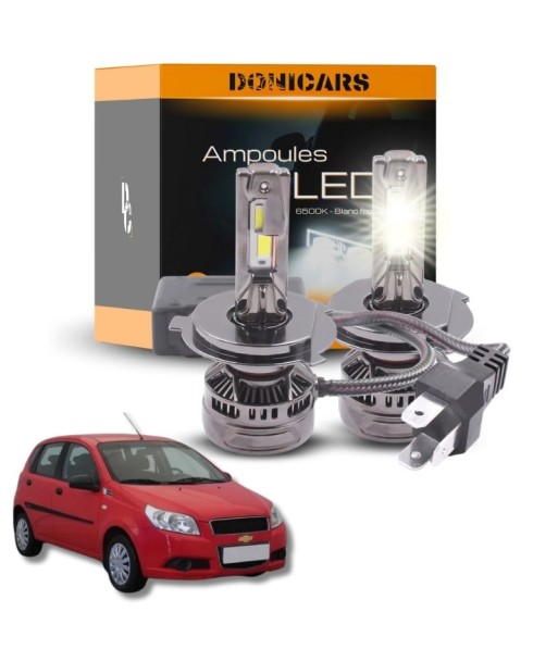 Pack Ampoules LED H4 140W Canbus - Chevrolet Aveo T250 (2005 à 2011) de la marque