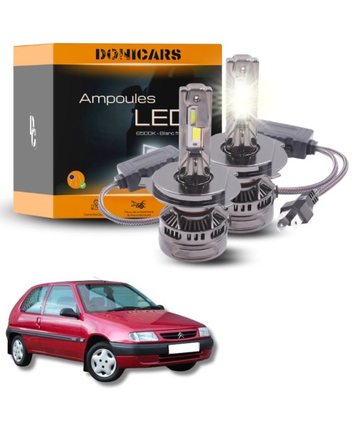 Pack Ampoules LED H4 140W Canbus - Citroën Saxo (1996 à 2003) Amélioration de cerveau avec