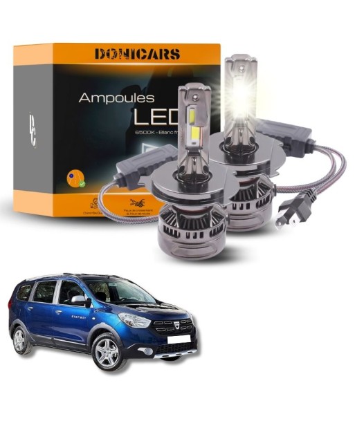 Pack Ampoules LED H4 140W Canbus - Dacia Lodgy (2012 à 2021) de technologie