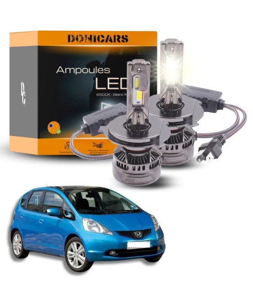 Pack Ampoules LED H4 140W Canbus - Honda Jazz II (2008 - 2015) Amélioration de cerveau avec