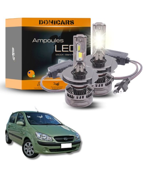 Pack Ampoules LED H4 140W Canbus - Hyundai Getz (2006 à 2011) de la marque