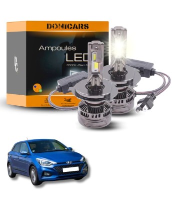 Pack Ampoules LED H4 140W Canbus - Hyundai I20 2 (2014 à 2020) plus qu'un jeu 