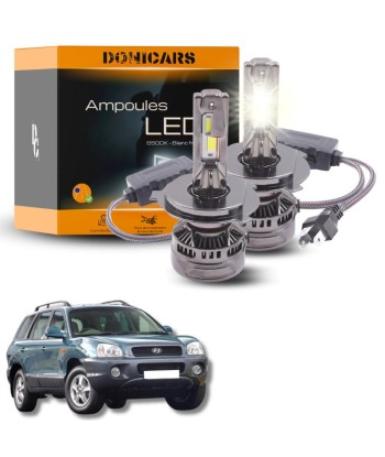 Pack Ampoules LED H4 140W Canbus - Hyundai Santa Fe 1 (2000 à 2006) Fin de série