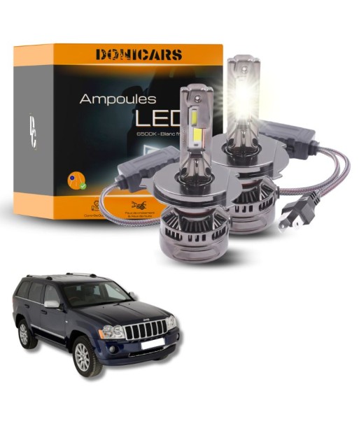 Pack Ampoules LED H4 140W Canbus - Jeep Cherokee (KJ) (2001 à 2008) prix pour 