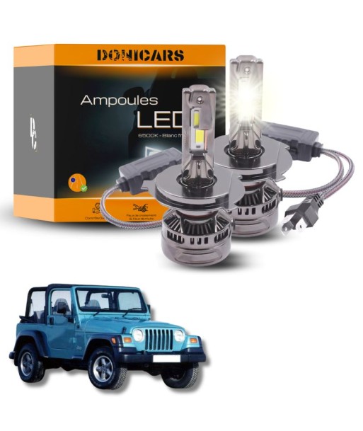 Pack Ampoules LED H4 140W Canbus - Jeep Wrangler 2 (TJ) (1997 à 2006) les muscles