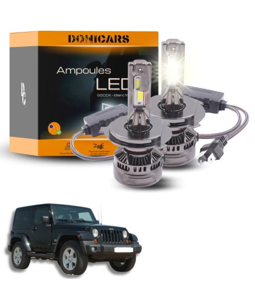 Pack Ampoules LED H4 140W Canbus - Jeep Wrangler 3 (JK) (2007 à 2017) des créatures d'habitude