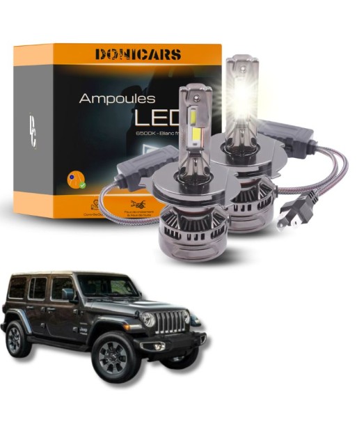 Pack Ampoules LED H4 140W Canbus - Jeep Wrangler 4 (JL) (2018 à 2023) d'Europe débarque