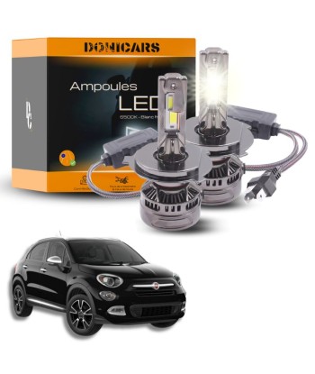 Pack Ampoules LED H4 140W Canbus Fiat 500X (2015 à 2018) Pour