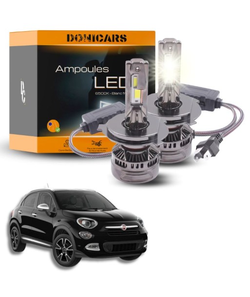 Pack Ampoules LED H4 140W Canbus Fiat 500X (2015 à 2018) Pour