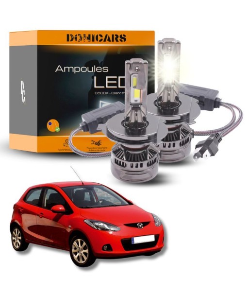 Pack Ampoules LED H4 140W Canbus - Mazda 2 phase 2 (2008 à 2014) est présent 