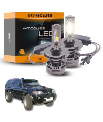 Pack Ampoules LED H4 140W Canbus - Mitsubishi Pajero sport 1 (1997 à 2008) les ctes