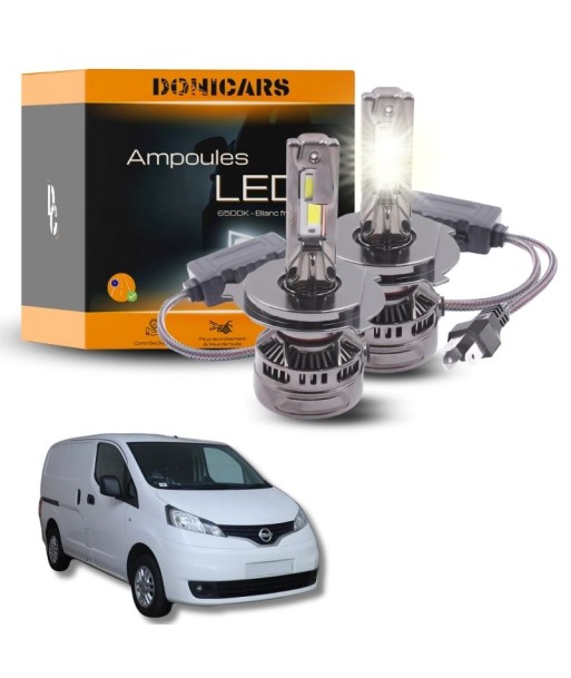 Pack Ampoules LED H4 140W Canbus - Nissan NV200 (2009 à 2023) destockage