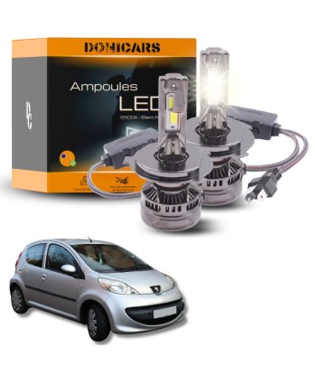 Pack Ampoules LED H4 140W Canbus - Peugeot 107 (2005 à 2014) Jusqu'à 80% De Réduction