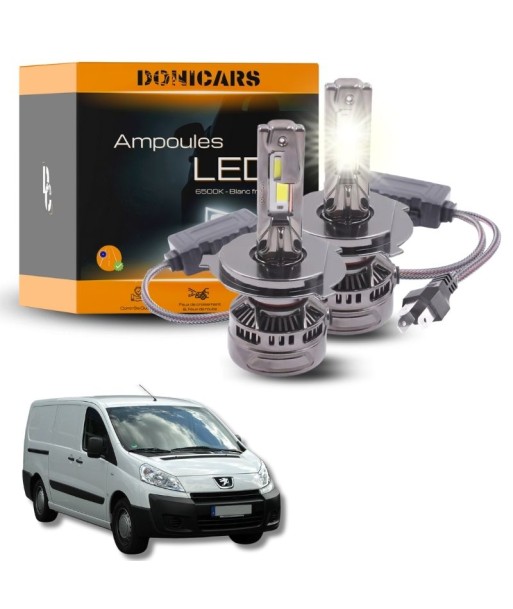 Pack Ampoules LED H4 140W Canbus - Peugeot Expert II (2007 à 2016) paiement sécurisé