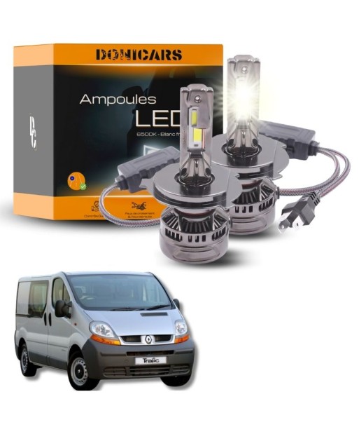 Pack Ampoules LED H4 140W Canbus - Renault Trafic 2 (2000 à 2014) la livraison gratuite