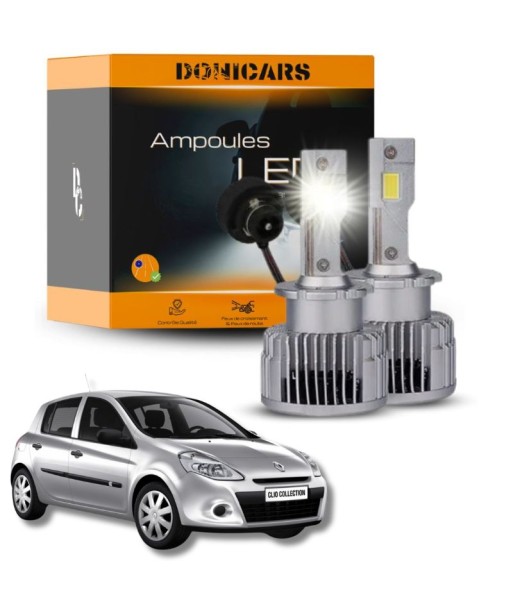 Ampoules Xenon LED D2S Clio 3 (2005 à 2014) - Pack Ampoules Xenon LED Renault Clio de l' environnement