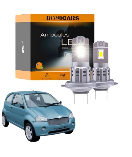 Pack Ampoules LED H7 pour Chatenet Barooder (2000 à 2009) "Type Halogène" 80W - Phares Avants Chatenet français