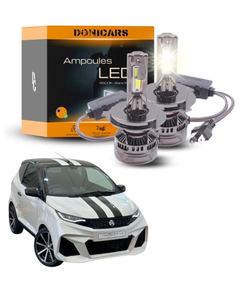 Pack Ampoules LED H4 140W Canbus pour Aixam City (2005 à 2024) - Phares Avants Aixam shop