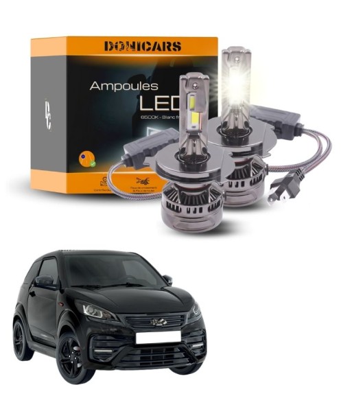 Pack Ampoules LED H4 140W Canbus pour Ligier JS50 (2013 à 2024) - Phares Avants Ligier 2 - 3 jours ouvrés.