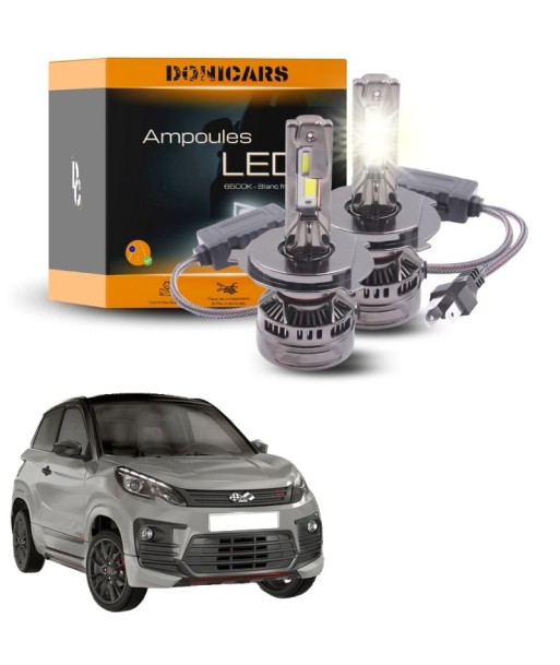 Pack Ampoules LED H4 140W Canbus pour Ligier JS60 (2019 à 2024) - Phares Avants Ligier Les magasins à Paris et en Île-de-France