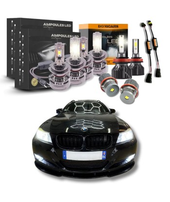 Pack Complet Ampoules LED BMW Série 3 E91 (2005 à 2012) - Phares avants Complet plus qu'un jeu 