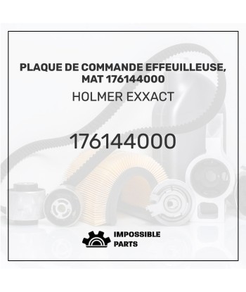 PLAQUE DE COMMANDE EFFEUILLEUSE, MAT 176144000 50-70% off 