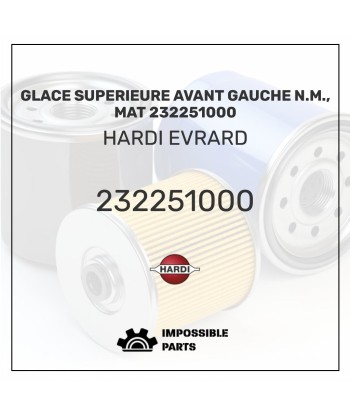 GLACE SUPERIEURE AVANT GAUCHE N.M., MAT 232251000 Fin de série