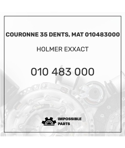 COURONNE 35 DENTS, MAT 010483000 brillant des détails fins