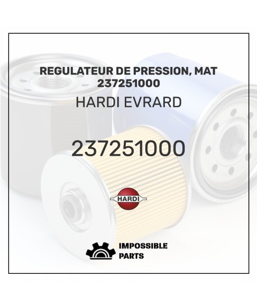 REGULATEUR DE PRESSION, MAT 237251000 suggérées chez