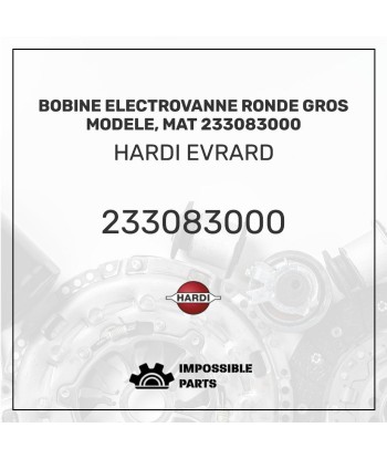 BOBINE ELECTROVANNE RONDE GROS MODELE, MAT 233083000 en ligne des produits 