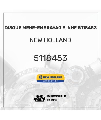 DISQUE MENE-EMBRAYAG E, NHF 5118453 la chaussure