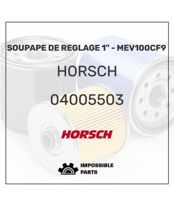 SOUPAPE DE REGLAGE 1" - MEV100CF9 de France