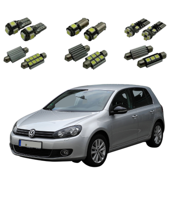 Zestaw LED Volkswagen Golf 6 (2010-2014) + tablica rejestracyjna. des créatures d'habitude