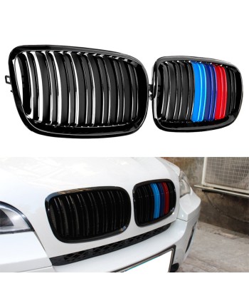 Grille BMW X5 X6 E70 E71 E72 (2007-2014) Grille nadwozia M Power Style Double Line Auto ABS Zderzak suggérées chez